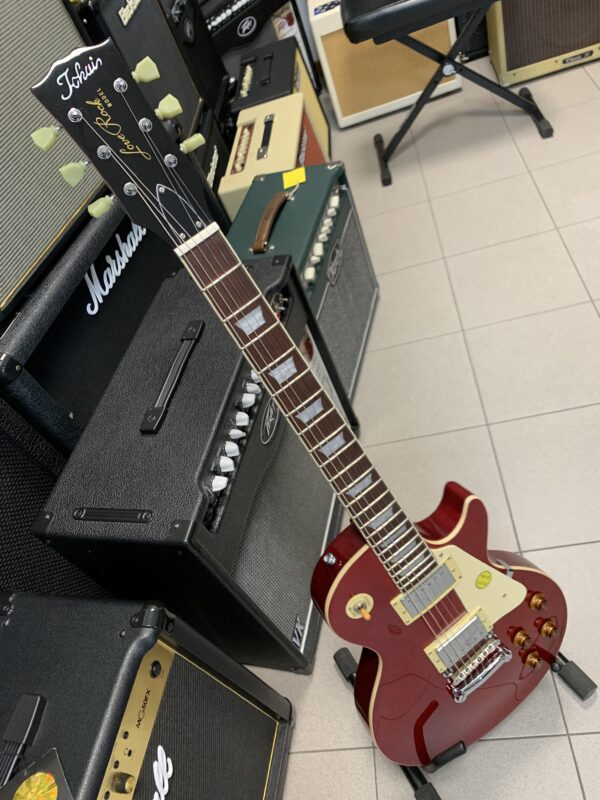 TOKAI UALS62F SR LP Style Flame See Through Red - immagine 3
