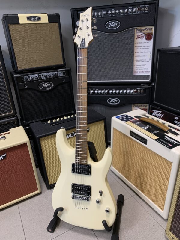 SCHECTER C-6 DELUXE-SWHT - immagine 3