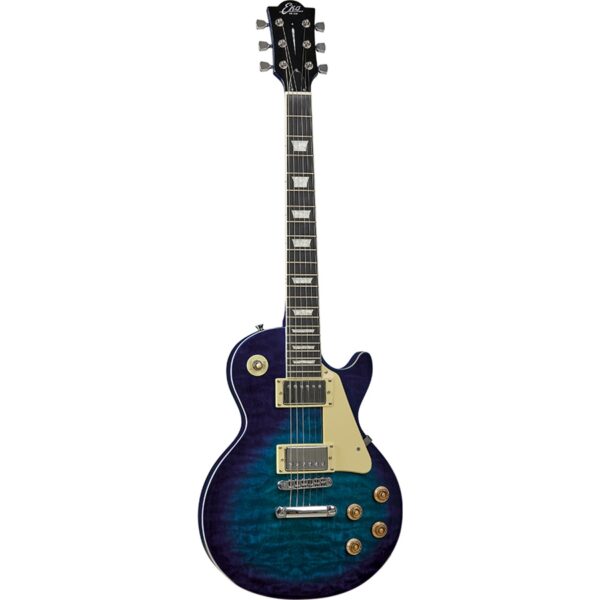 Eko Guitars - VL-480 See Thru Blue Quilted