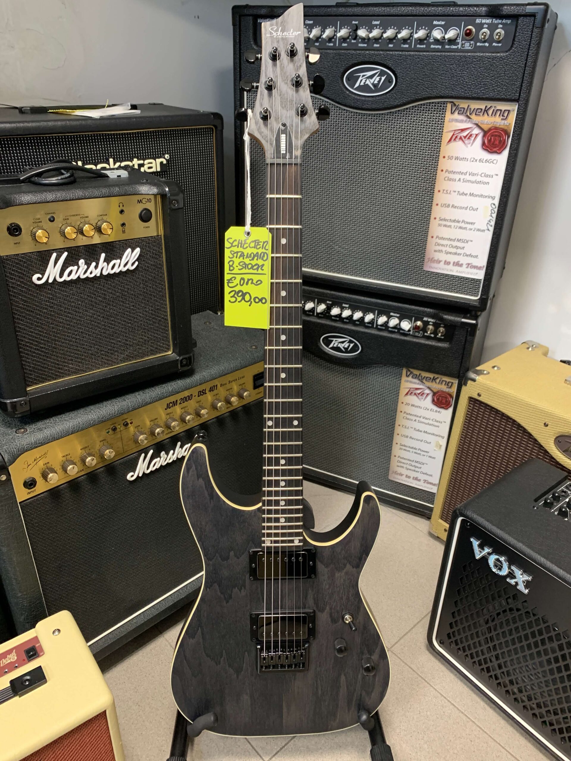 SCHECTER - C-1 STANDARD CHARCOAL SATIN - B STOCK - immagine 2