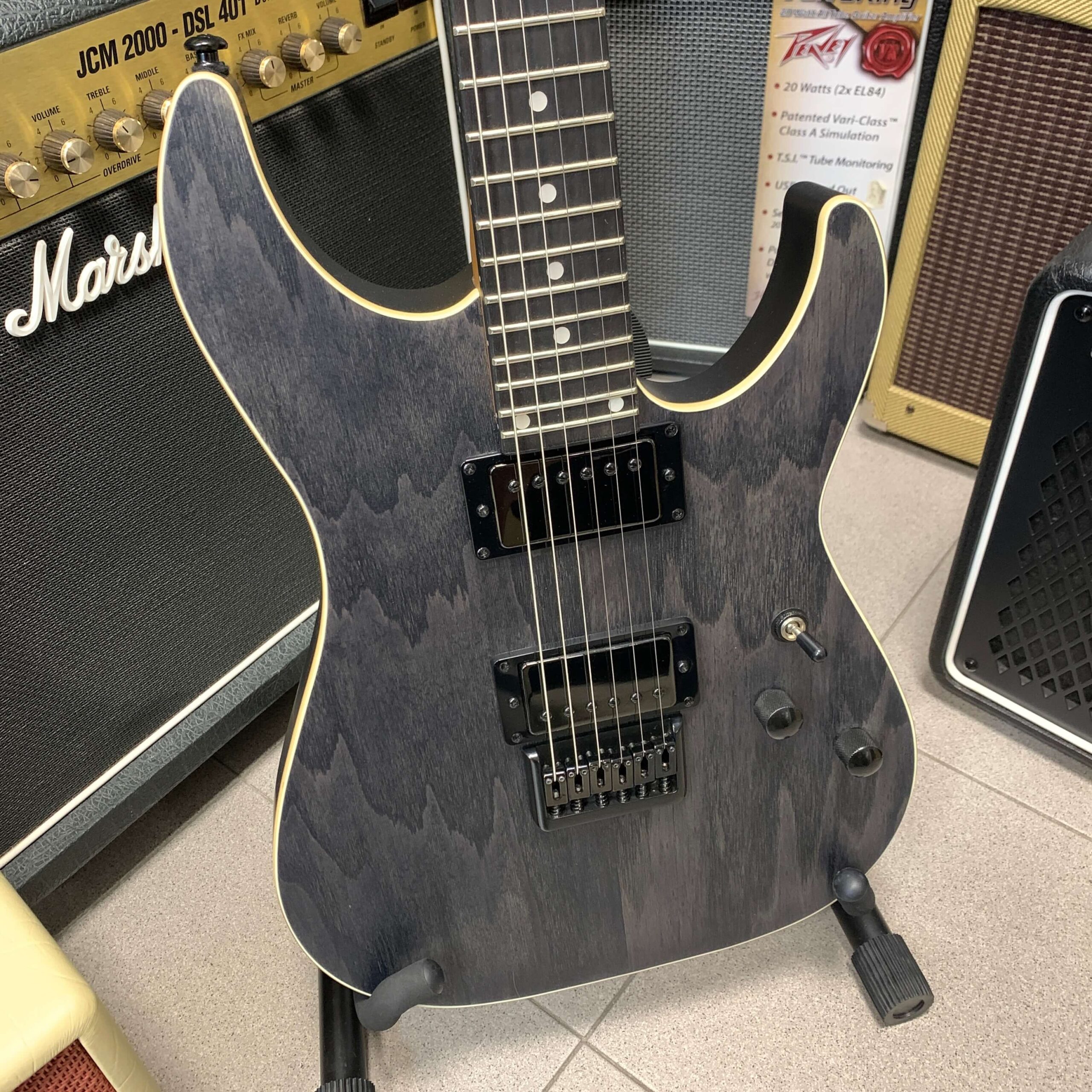 SCHECTER - C-1 STANDARD CHARCOAL SATIN - B STOCK